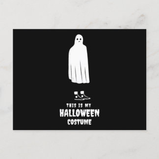 Cartão Postal Este É Meu Traje De Halloween Engraçado Halloween