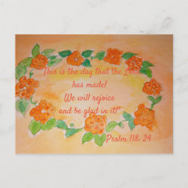 Cartão Postal Este é o Dia!