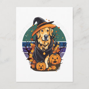 Cartão Postal Este é o meu disfarce de pai de cachorro assustado
