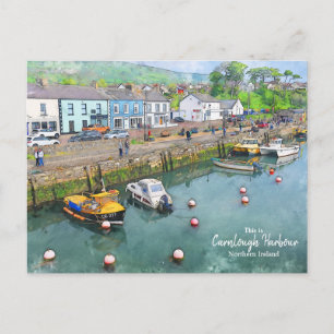 Cartão Postal Este é o Porto de Cornlough - Irlanda do Norte