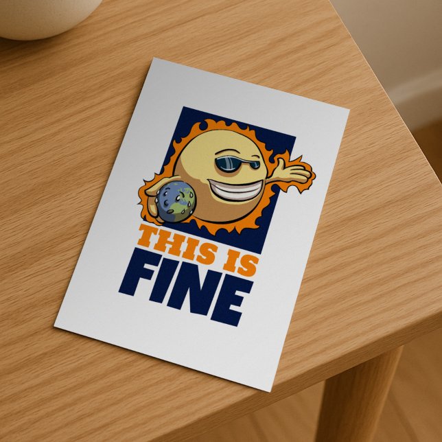 Cartão Postal Este É Um Bela Animação Sobre Aquecimento Global (Criador carregado)