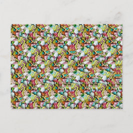 Cartão Postal Estereograma de Tubarão Oculto 3D Magic Eye - Sem 