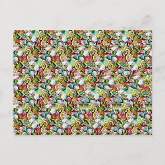 Cartão Postal Estereograma de Tubarão Oculto 3D Magic Eye - Sem 