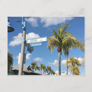 Cartão Postal Estero Blvd, Fort Myers Beach, Flórida