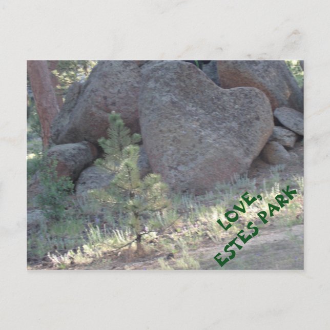 CARTÃO POSTAL ESTES PARK AMOR. (Frente)