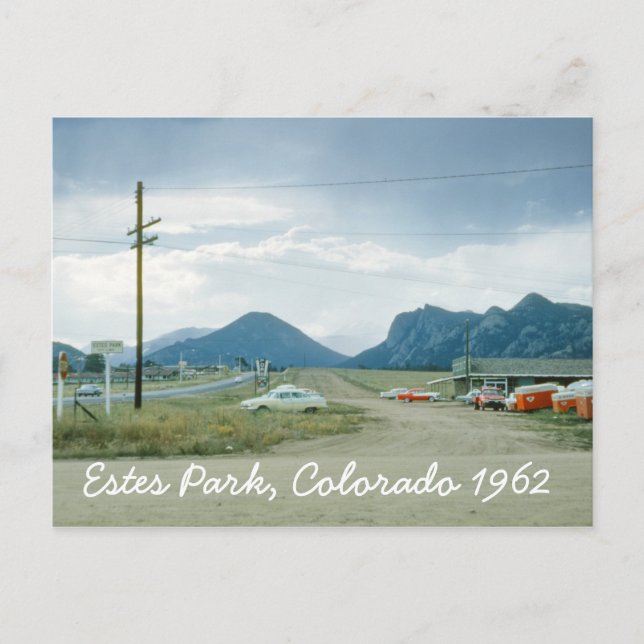 Cartão Postal Estes Park, Colorado Postcard (Frente)