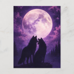 Cartão Postal Estético da Vida Selvagem Celestial