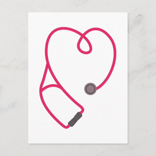 Cartão Postal Estetoscópio (Frente)