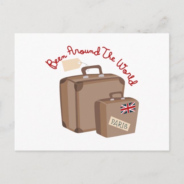 Cartão Postal Esteve Ao Redor Do Mundo (Frente)