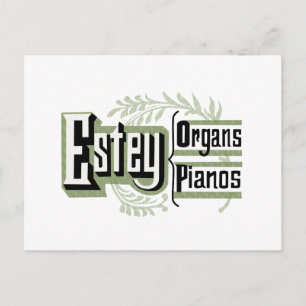 Cartão postal Estey Organs & Pianos