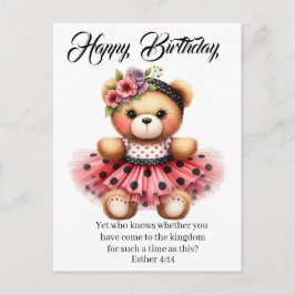 Cartão Postal Esther 4:14 Birthday Card