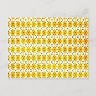 Cartão Postal Estilo Amarelo