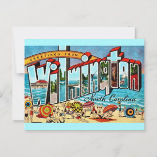 Cartão Postal Estilo antigo Wilmington NC 