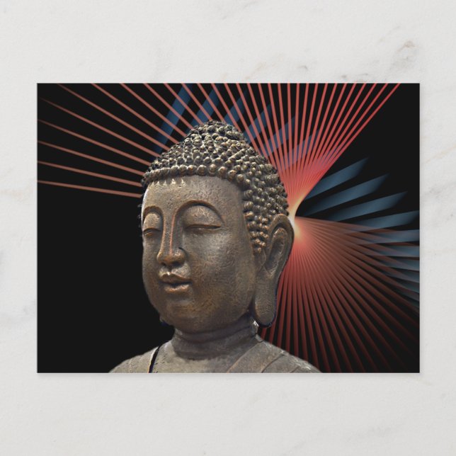 Cartão Postal Estilo Chic Buddha Yoga (Frente)