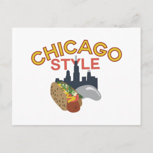 Cartão Postal Estilo de Chicago