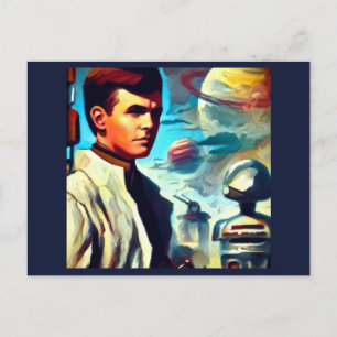 Cartão Postal Estilo de Cobrir 2 da Revista Pulp SF
