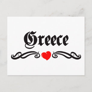 Cartão Postal Estilo de Tatuagem da Guatemala