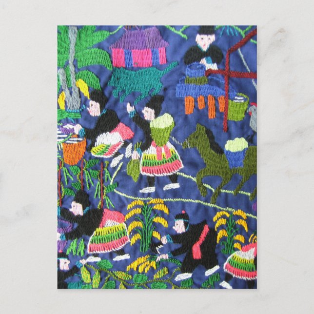 Cartão Postal Estilo de vida da tribo de hillha Tailandesa (Frente)