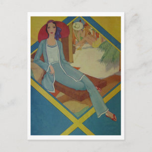 Cartão Postal Estilo de Vintage 1931