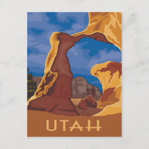 Cartão Postal Estilo de vintagem de Utah Grand Staircase
