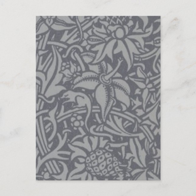 Cartão Postal Estilo Escocês do nó William Morris (Frente)