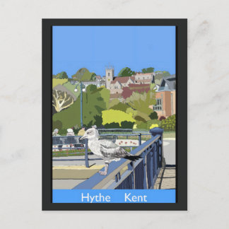 Cartão postal estilo ferroviário retrô de Hythe Ke