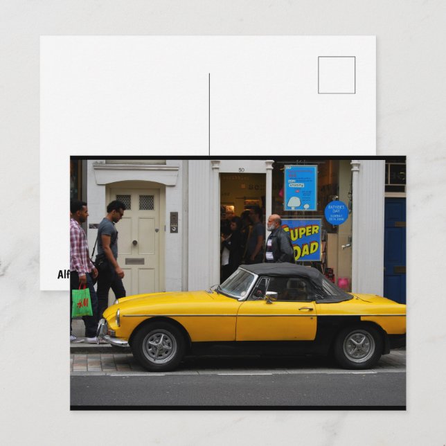Cartão Postal Estilo Londrino (Frente/Verso)