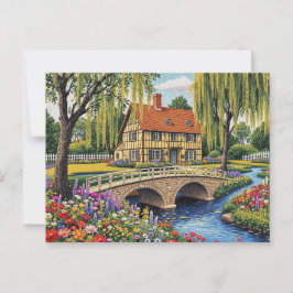 Cartão Postal estilo MOSAIC