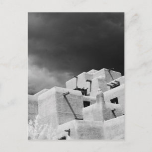 Cartão Postal Estilo Pueblo adobe Inn em Loretto, Papais noeis F