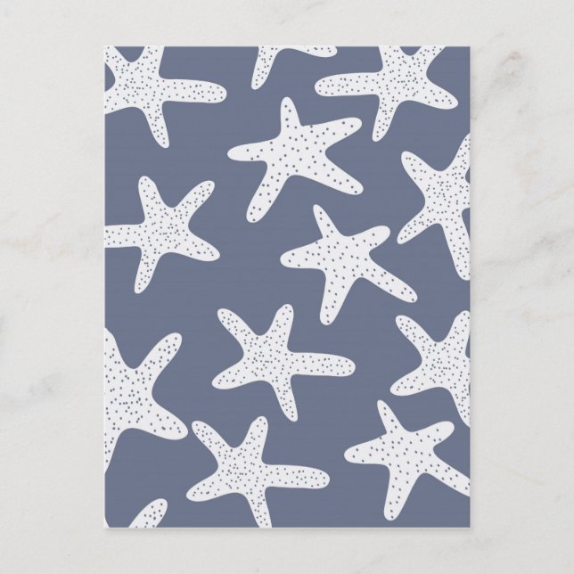 Cartão Postal Estilo Vintage Starfish (Frente)
