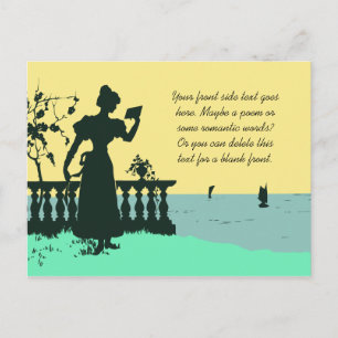 Cartão Postal Estilo vitoriano romântico