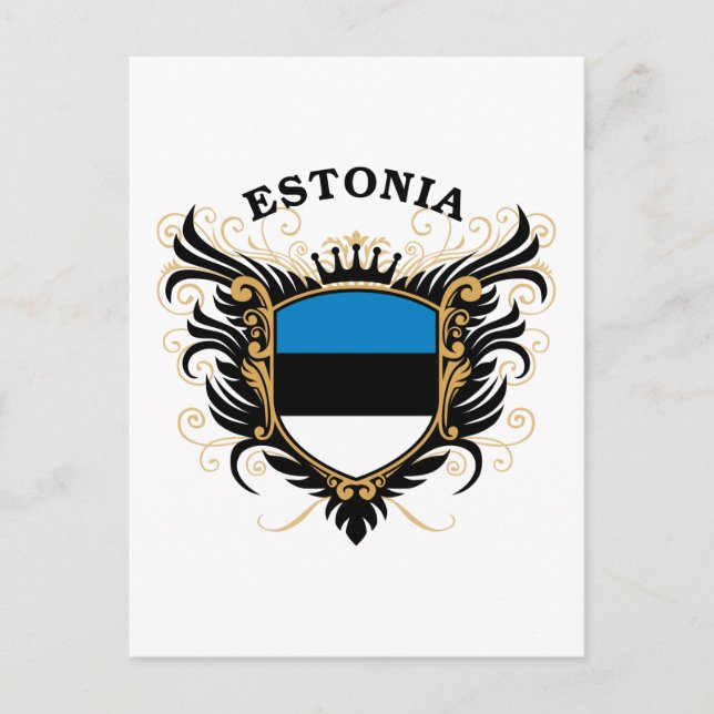 Cartão Postal Estônia (Frente)