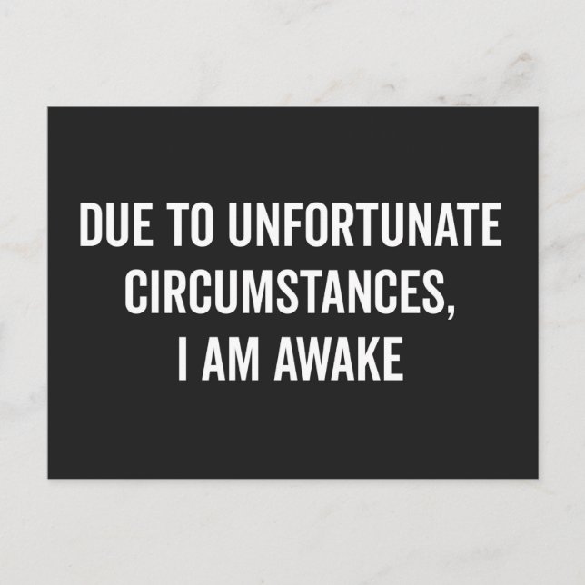 Cartão Postal Estou Engraçado Citação (Frente)