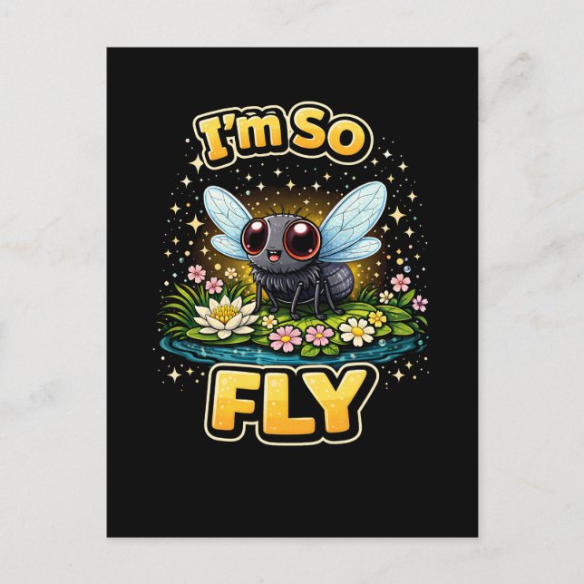 Cartão Postal Estou Tão Fly (Frente)
