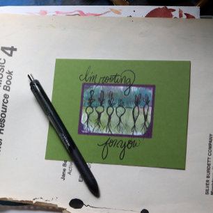 Cartão Postal Estou torcendo por você...