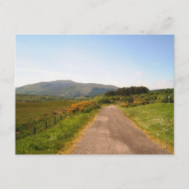 Cartão Postal estrada aleatória em Scotland