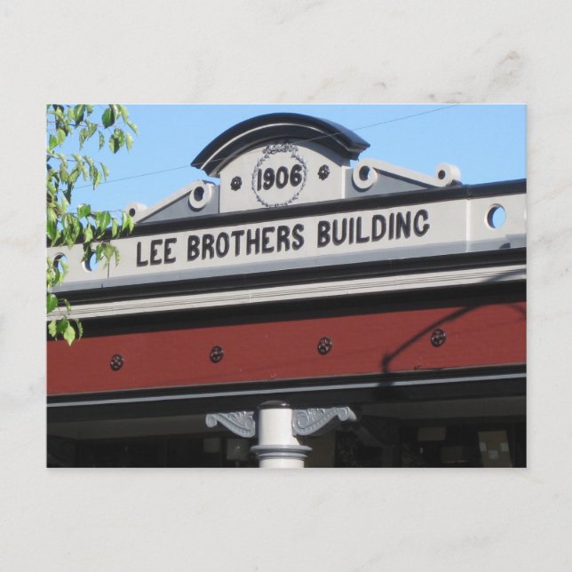 Cartão Postal Estrada de ferro quadrada. Santa Rosa, CA (Frente)