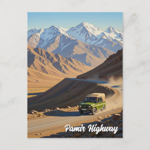 Cartão Postal Estrada do Pamir Tajiquistão Viagem