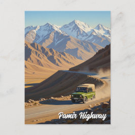 Cartão Postal Estrada do Pamir Tajiquistão Viagem 