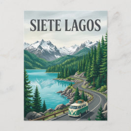 Cartão Postal Estrada dos Sete Lagos