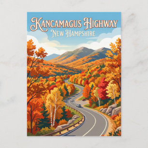 Cartão Postal Estrada Kancamagus New Hampshire