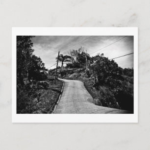 Cartão Postal estrada lá em cima