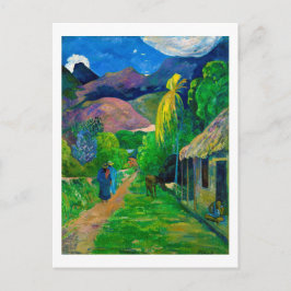 Cartão Postal Estrada no Taiti, Gauguin