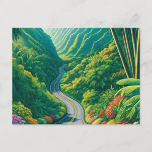Cartão Postal Estrada para Hana Maui Hawaii