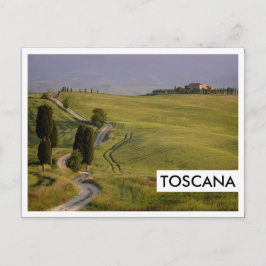 Cartão Postal Estrada para Terrapille na Toscana