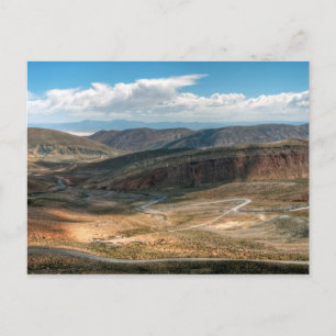 Cartão Postal Estrada Serpentina de Salta e Salinas ao Fundo