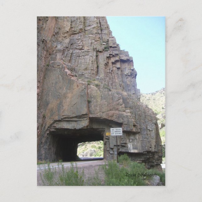 Cartão Postal estrada treturous Colorado (Frente)