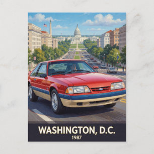 Cartão Postal Estradas de Desempenho de Washington DC Oitenta 19