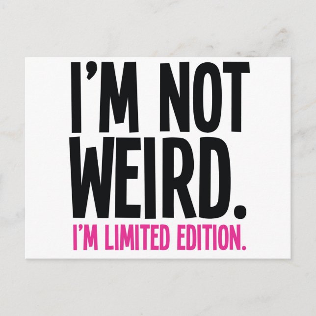 Cartão Postal Estranho (Frente)