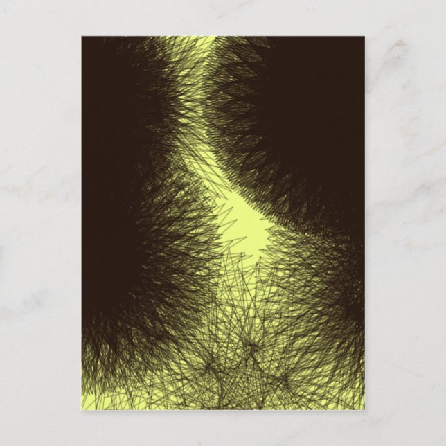 Cartão Postal estranho mistério 576 abstrato art (Frente)